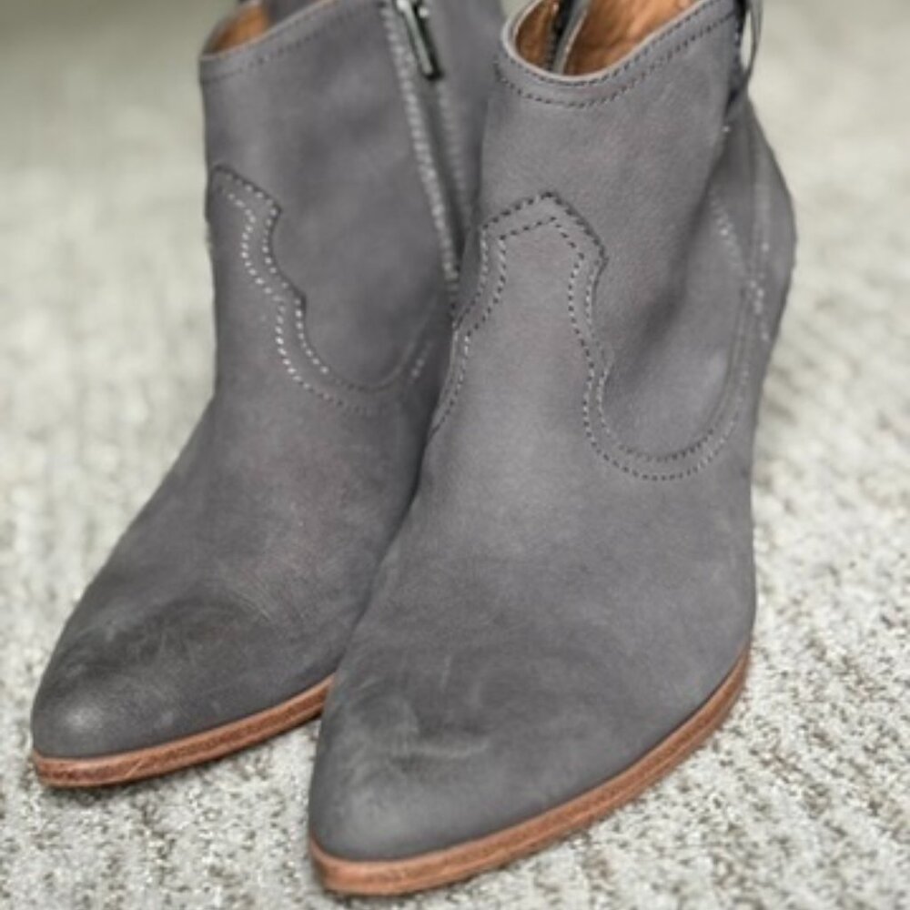 Frye Allister Smock Suede Bootie - Size 8.5